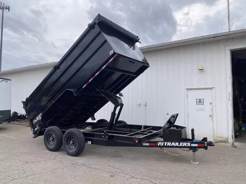 2026 PJ Trailers 7 X 14 FT HIGH SIDE DUMP TRAILER 48 IN SIDE C-CHANNEL 14K