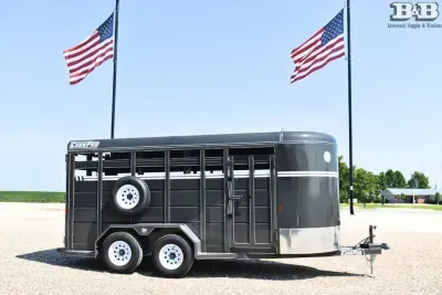 2027 Corn Pro 16' Bumper Pull Livestock 