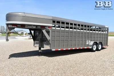 2026 Corn Pro 24' Gooseneck Livestock 