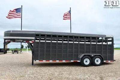 2026 Corn Pro 20' Gooseneck Livestock 