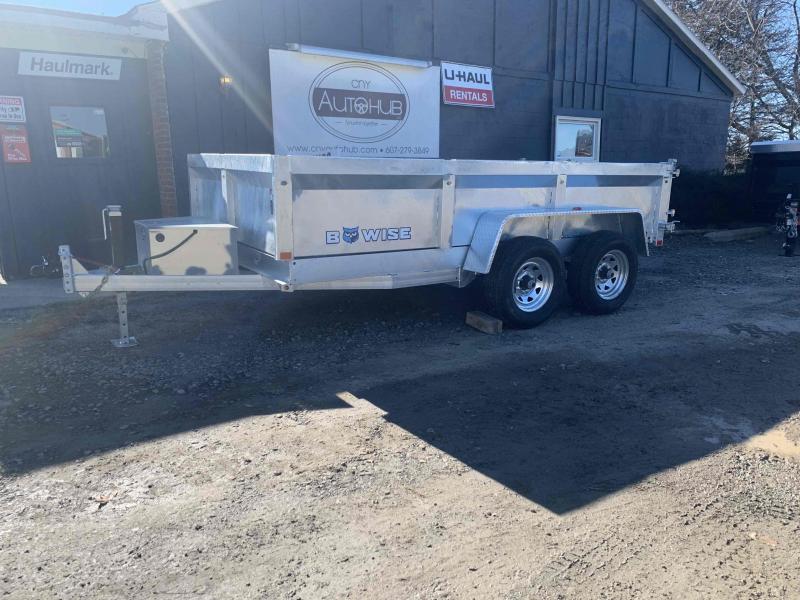 2024 BWISE 6x12-10k GALVNIZED DUMP TARP AND RAMPS Dump Trailer