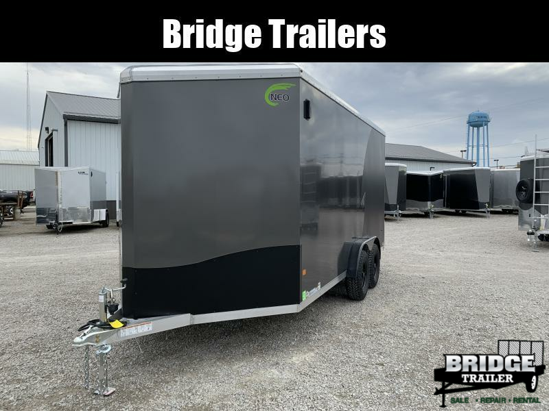 2024 NEO Trailers NAM1675TR86A (7.5' X 16') 7K Enclosed (Blackout PKG