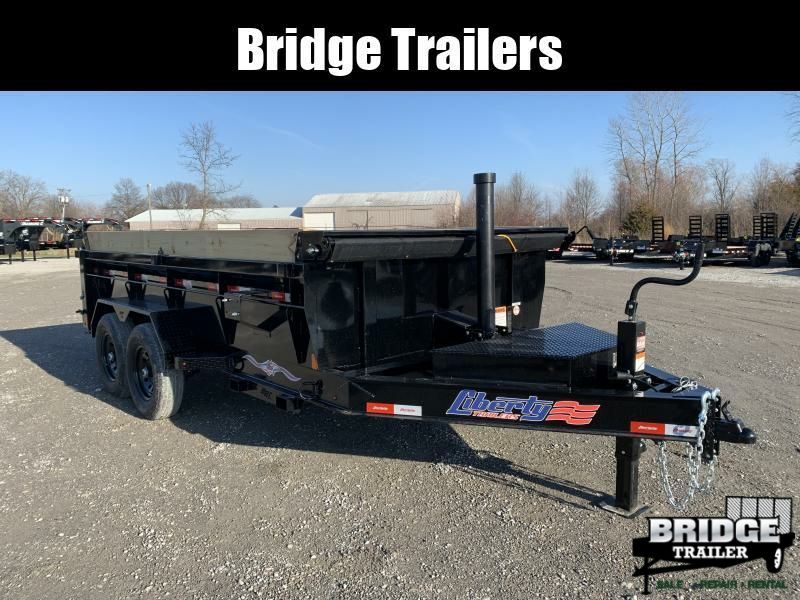 2024 Liberty LD14K83X14B8TS (83" X 14') 14K Telescopic Dump Trailer Bridge Trailers in