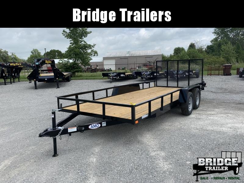 2022 AMO AL18TBXW - 82 X 18 Landscape w/ Gate Utility Trailer 2022 AMO AL18TBXW - 82 X 18 Landscape w/ Gate Utility Trailer