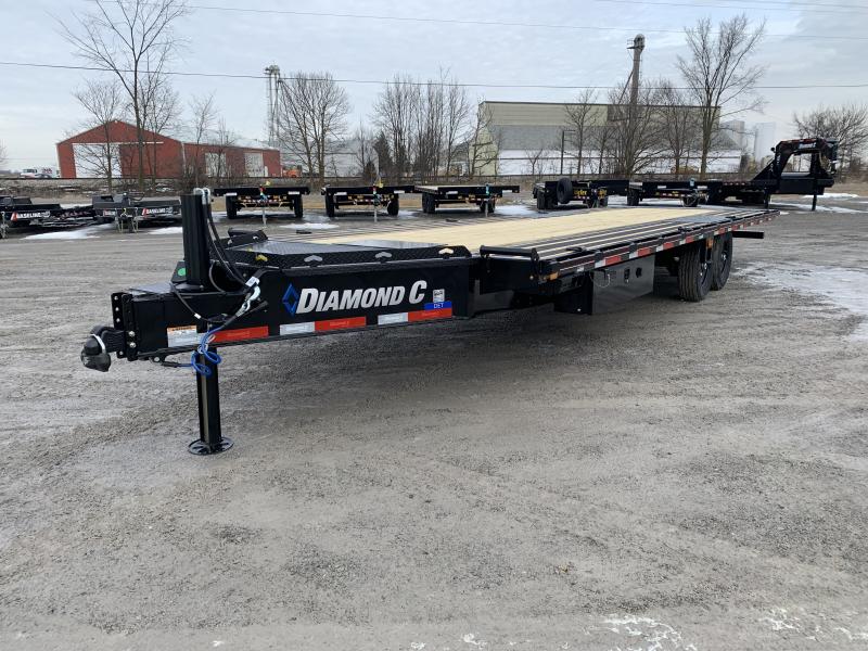 2025 Diamond C Trailers DET207L26X102 (26' X 102") 14.9K Hydraulic Full Tilt Trailer