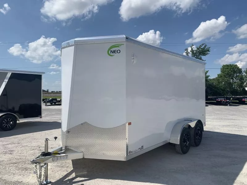2026 NEO Trailers NAV147TR6A (7' X 14') 7K V-Nose Cargo / Enclosed Trailer