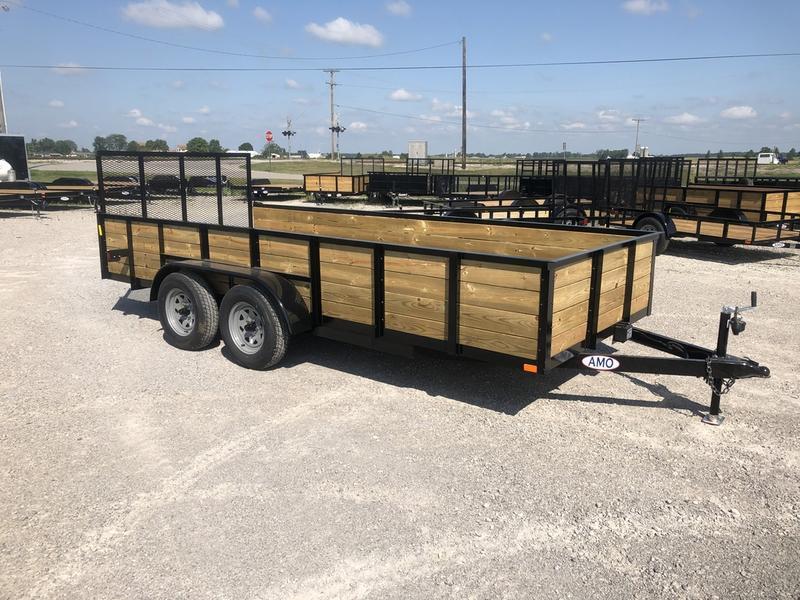 2022 AMO A9616TBWG 76" x 16' Tandem Highside 2022 AMO A9616TBWG 76" x 16' Tandem Highside