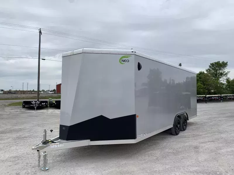 2026 NEO Trailers NAUX2085R12 (8.5' X 20') 7K V-NOSE Car / Racing Trailer