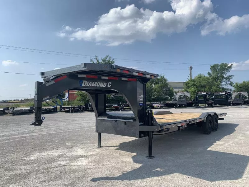 2025 Diamond C Trailers HXD210L24X102-GN (24' x 102") Full Width Partial Tilt Gooseneck Equipment Trailer