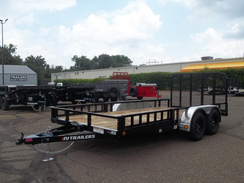 2023 PJ Trailers 83" x 16' Tandem Axle Channel Utility (UL) Utility