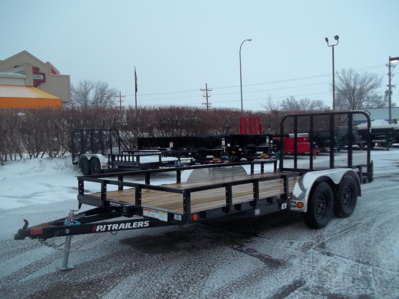 2023 PJ Trailers 16'x83" Tndm Axle Channel Utility Trailer Extreme