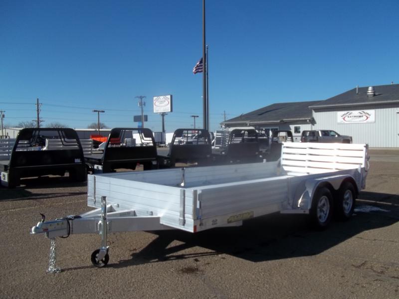 2023 Aluma 7820 R Tandem Axle Utility Trailer Extreme Sales Mandan, ND PJ Flatbed and Dump