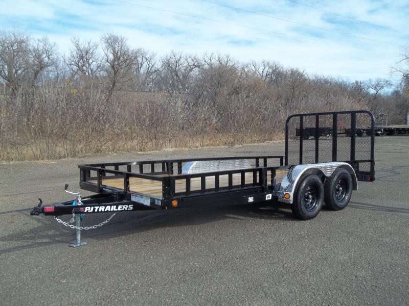 2023 PJ Trailers 16'x83" Tndm Axle Channel Utility Trailer Extreme