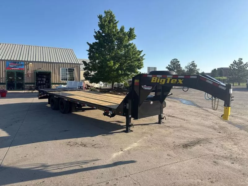 2026 Big Tex Trailers 22GN-25D5A-MRBK Flatbed Trailer