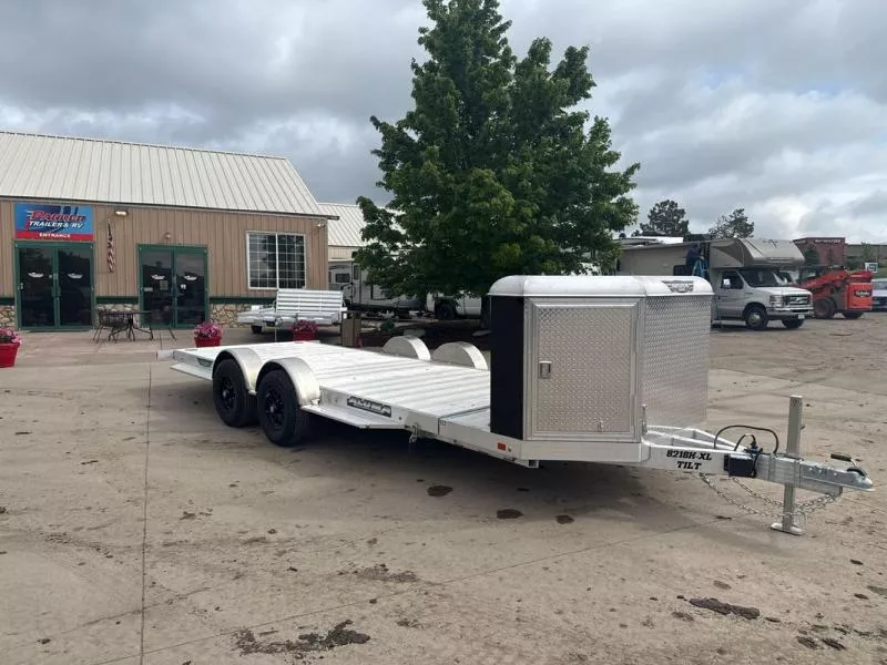 2026 Aluma 8218H-XL-TILT-TA-EL- Flatbed Trailer