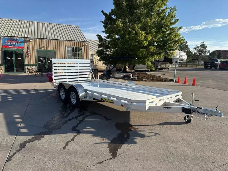 2026 Aluma 7816TA-EL-R-TG44-RTD Utility Trailer