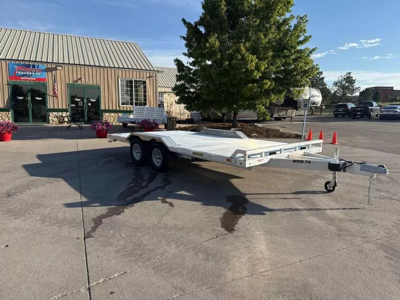 2026 Aluma WB16-TA-EL-DOF-R-RR- Flatbed Trailer