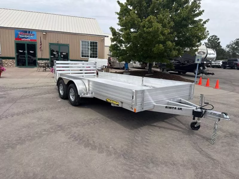 2026 Aluma 8116TA-EL-R-BT-SR Utility Trailer