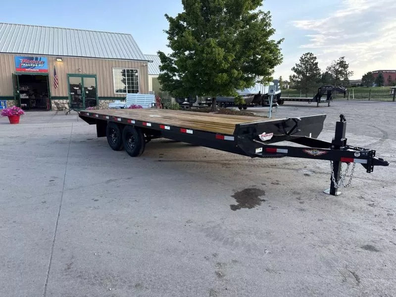 2025 H and H Trailer H10220HDL-140 Flatbed Trailer