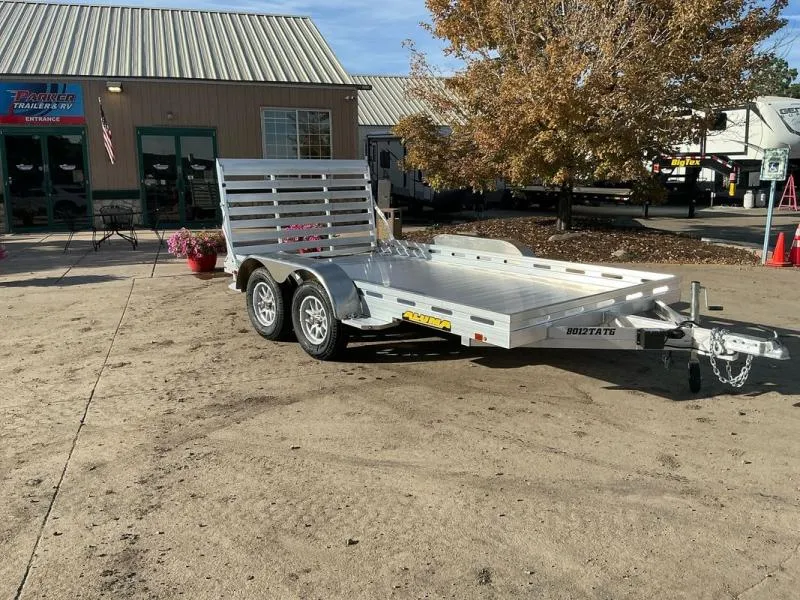 2026 Aluma 8012TA-EL-TG-RTD Utility Trailer