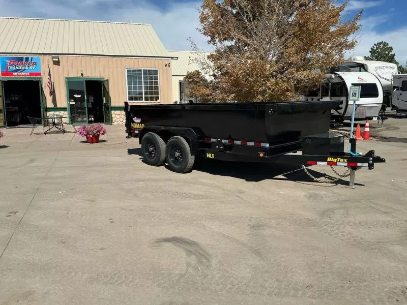 2026 Big Tex Trailers 14LX-14C2A-BK Dump Trailer
