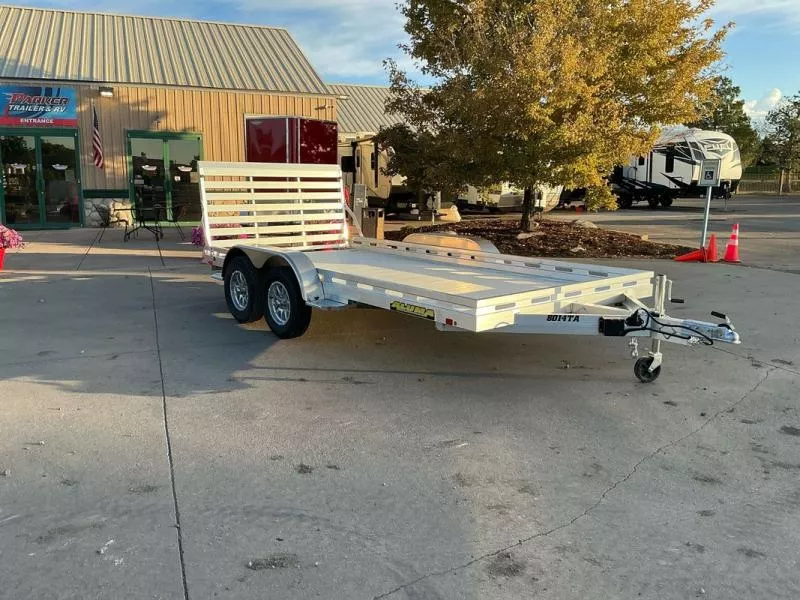 2026 Aluma 8014TA-EL-R-TG-RTD Utility Trailer