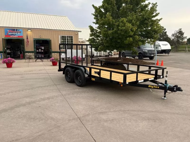 2026 Big Tex Trailers 70PI-14R1A-4PBK-BRK2 Utility Trailer