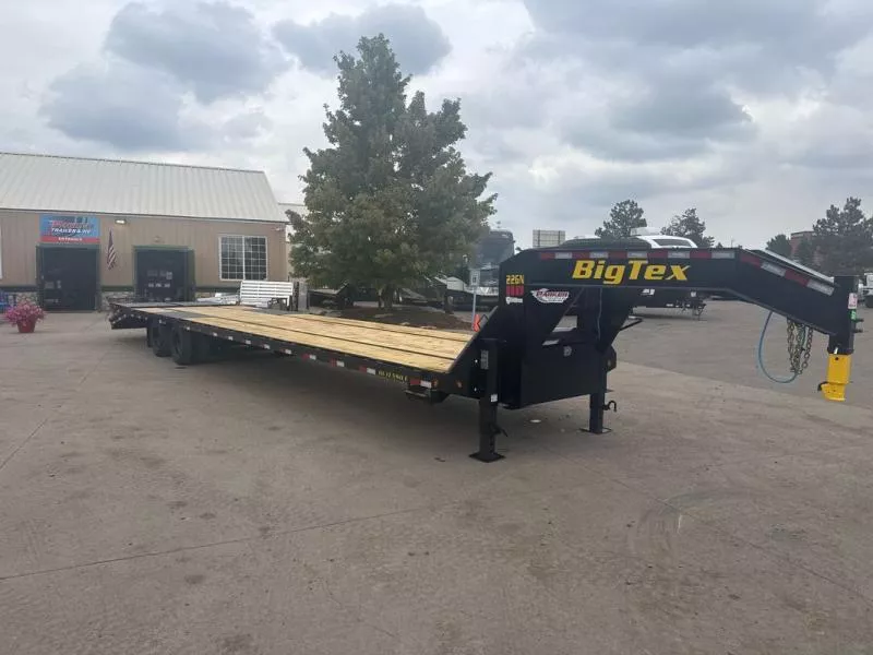 2026 Big Tex Trailers 22GN-40D5A-MRBK Flatbed Trailer