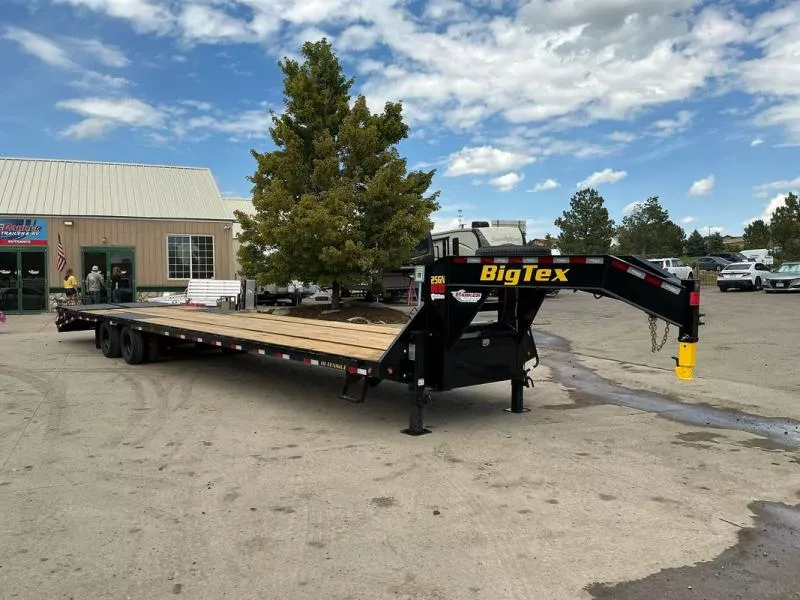 2026 Big Tex Trailers 25GN-40D5A-MRBK Flatbed Trailer