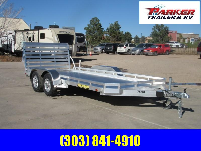 2023 Aluma 7816TA-EL-R-TG44-TR-RTD Flatbed Trailer 2023 Aluma 7816TA-EL-R-TG44-TR-RTD Flatbed Trailer