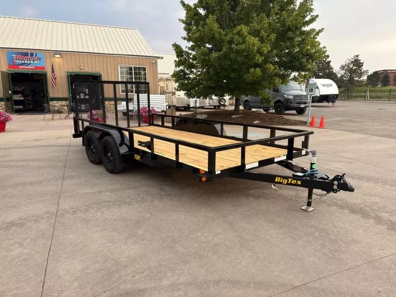 2026 Big Tex Trailers 70PI-16R1A-4PBK-BRK2 Utility Trailer