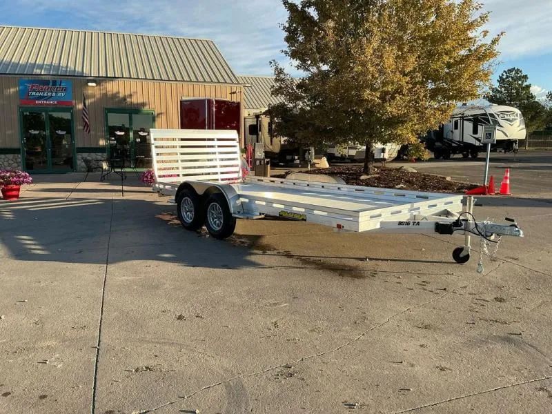 2026 Aluma 8016TA-EL-R-TG-RTD Utility Trailer