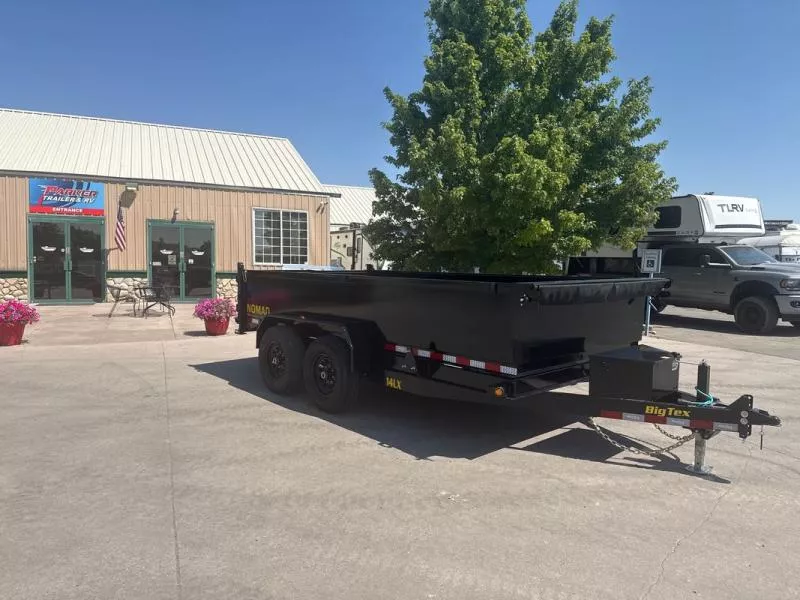 2026 Big Tex Trailers 14LX-14C2A-BK Dump Trailer