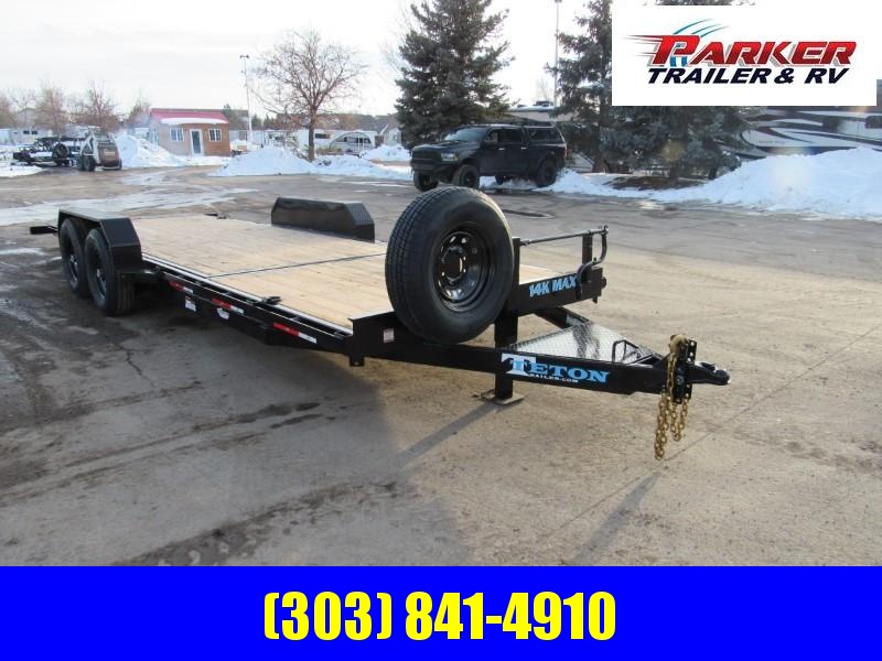2023 Teton Trailer 22 TILT DECK 14K Flatbed Trailer 2023 Teton Trailer 22 TILT DECK 14K Flatbed Trailer