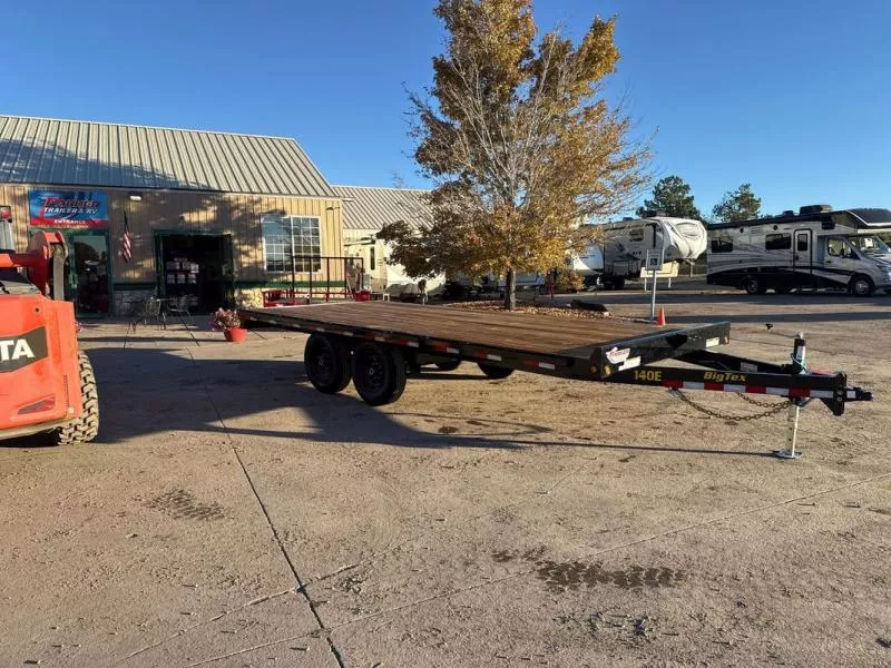 2026 Big Tex Trailers 14OE-18STA-S8BK Flatbed Trailer