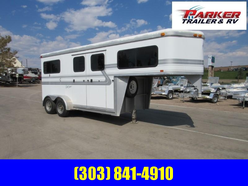1998 Hawk Trailers 2H GOOSENECK Horse Trailer 1998 Hawk Trailers 2H GOOSENECK Horse Trailer