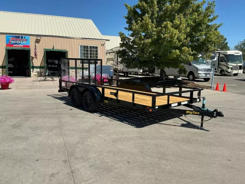 2026 Big Tex Trailers 70PI-16R1A-4PBK-BRK2 Flatbed Trailer