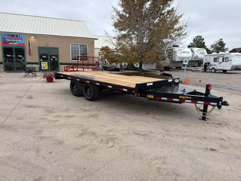 2026 Big Tex Trailers 14OA-16STA-S8BK Flatbed Trailer