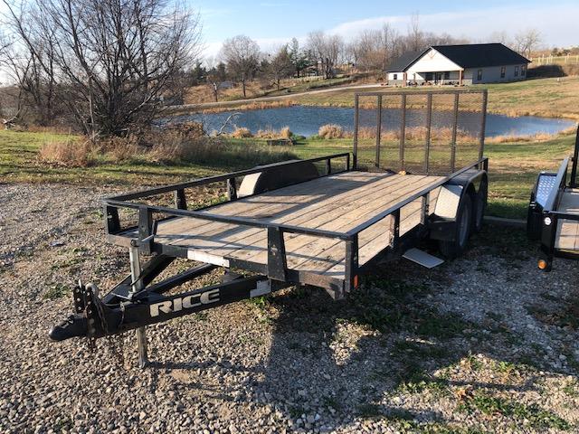2020 Rice Trailers 82X16 TANDEM AXLE Utility Trailer 2020 Rice Trailers 82X16 TANDEM AXLE Utility Trailer