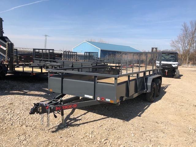 2022 Maxxd 83X16 Utility Trailer spring assisted rear gate 2' Solid sides 2022 Maxxd 83X16 Utility Trailer spring assisted rear gate 2' Solid sides