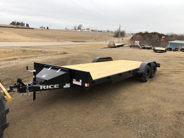 2023 RICE CAR TRAILER 82X22 7K GVWR dovetail ramps 2023 RICE CAR TRAILER 82X22 7K GVWR dovetail ramps