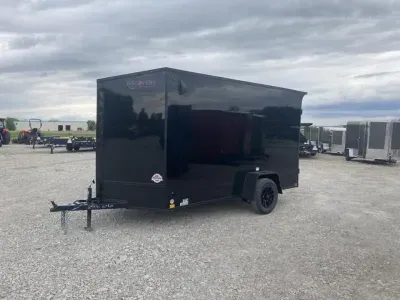2026 Discovery Trailers 6X12' Cargo Trailer - Rear Spoiler 