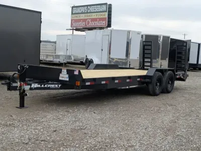 2026 Hillcrest Trailers 22' Equipment Trailer - 14K