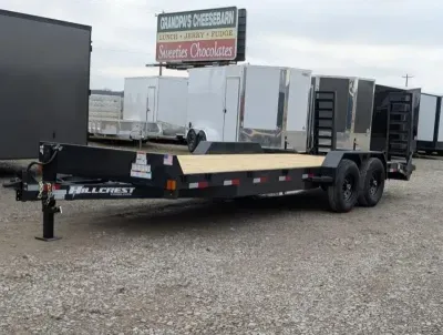 2026 Hillcrest Trailers 22' Equipment Trailer - 14K 