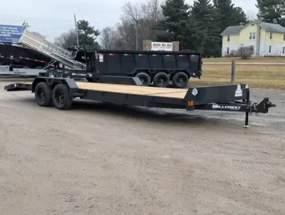 2026 Hillcrest Trailers 20' Equipment Trailer - 10K