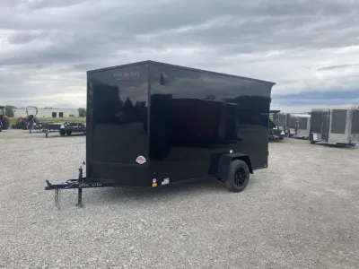 2026 Discovery Trailers 6X12' Cargo Trailer - Rear Spoiler 