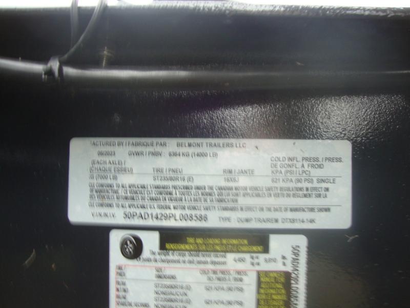 new Dump Trailers Belmont  for sale, in Fort Plain, NY Thumbnail 9