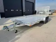 2026 Bear Track 81 X 16 7k All Aluminum HD Tandem Axle Utility Utility Trailer