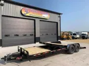 2025 Chase Trailers 24' 14K Split Deck Tilt Bed Equipment Trailer