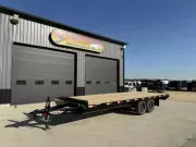 2026 H and H Trailer 102" x 22' 14K Bumper Pull Deckover Trailer